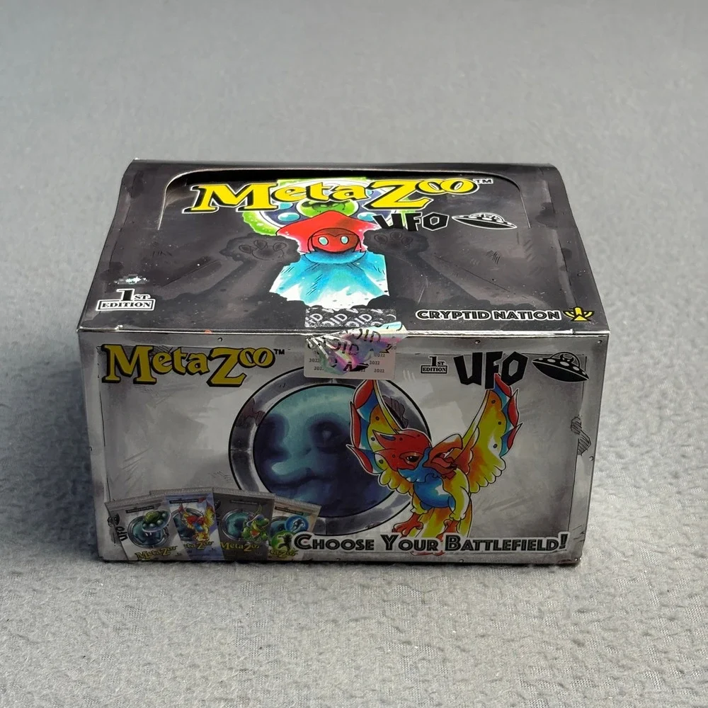 MetaZoo Cryptid Nation UFO 1st Edition Booster Box 36 Packs TCG 2022 Open Box